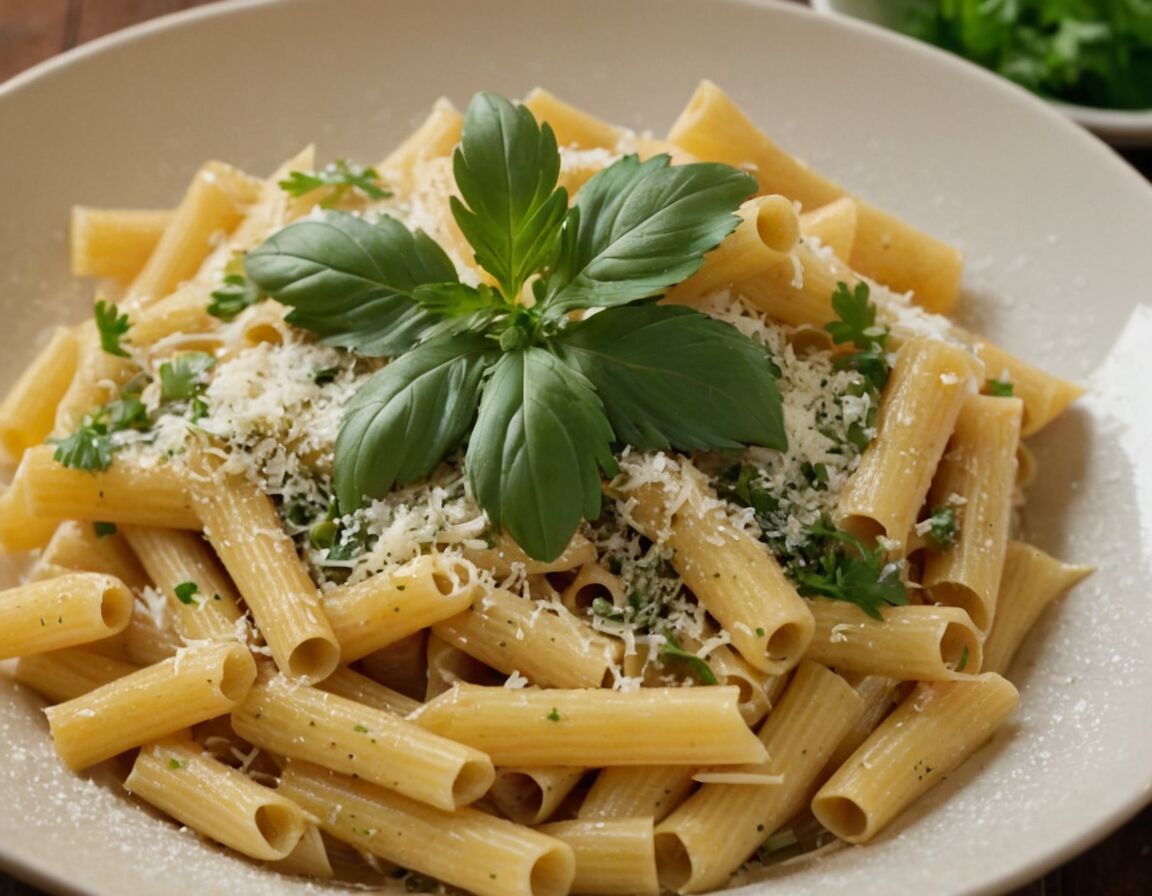 Gekochte Pasta mit Knoblauch-Öl vermengen - Aglio e Olio: So gelingt die klassische Knoblauch-Pasta