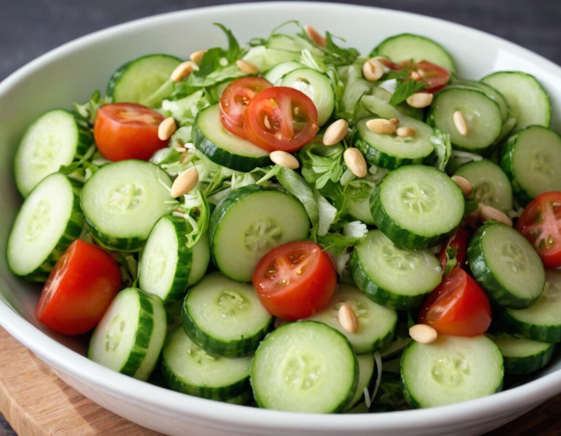 Gut kühlen für besten Geschmack - Erfrischender Gurkensalat: Das perfekte Sommerrezept