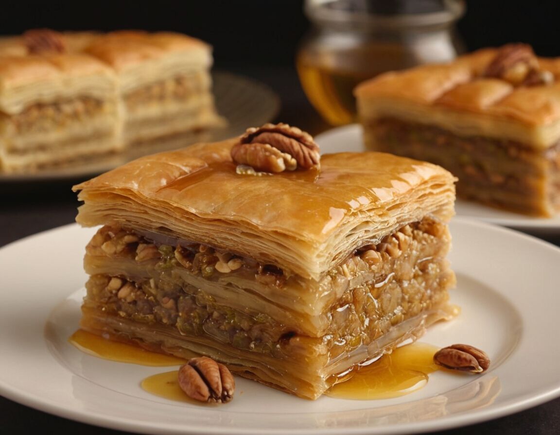 Baklava: Blätterteig mit Nüssen und Honigsirup - Griechische Küche aus Sarti: Rezepte zum Nachkochen