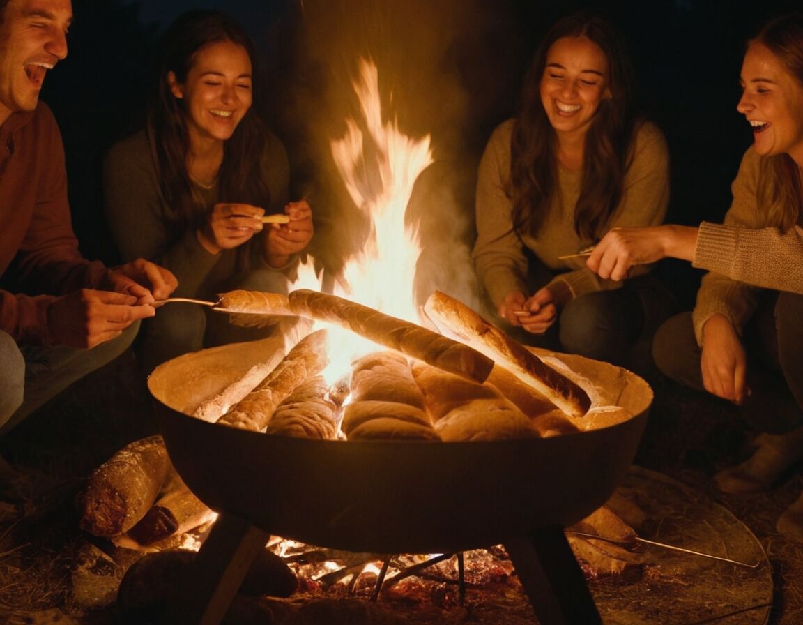 Goldbraun backen und servieren - Stockbrot Rezept: Der Klassiker für Lagerfeuer und Grillabende