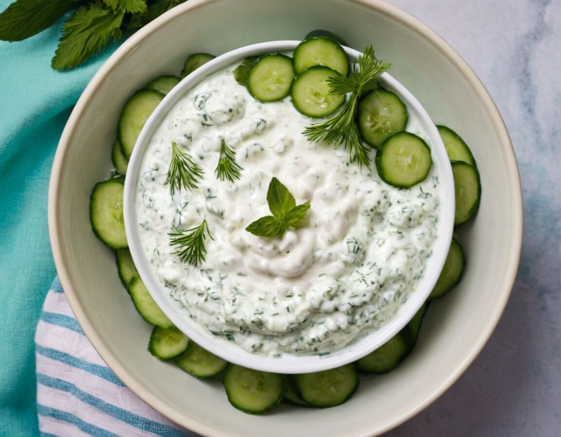 Dill oder Minze für zusätzlichen Geschmack   - Zaziki Rezept Original: So gelingt die griechische Spezialität