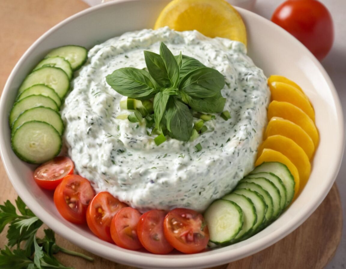 Alle Zutaten vermengen und abschmecken   - Tzatziki Rezept: So gelingt der griechische Joghurt-Sauce