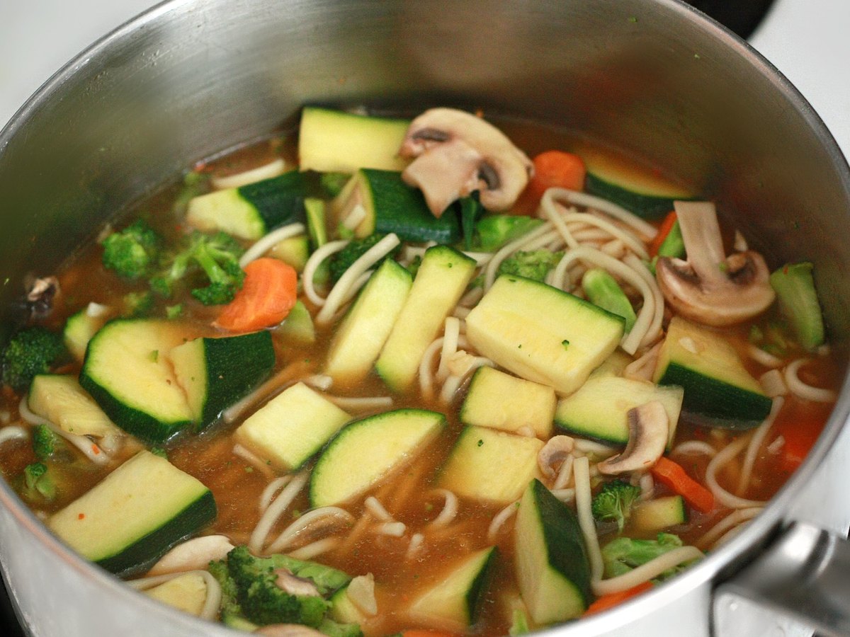Udon-Nudelsuppe