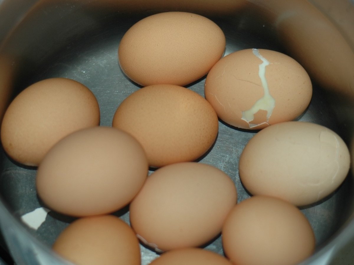 Gekochte Eier