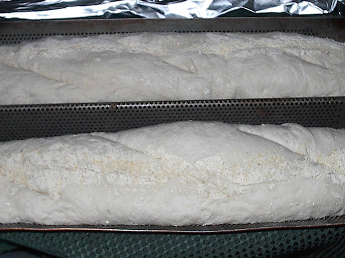 Baguettes im Ofen