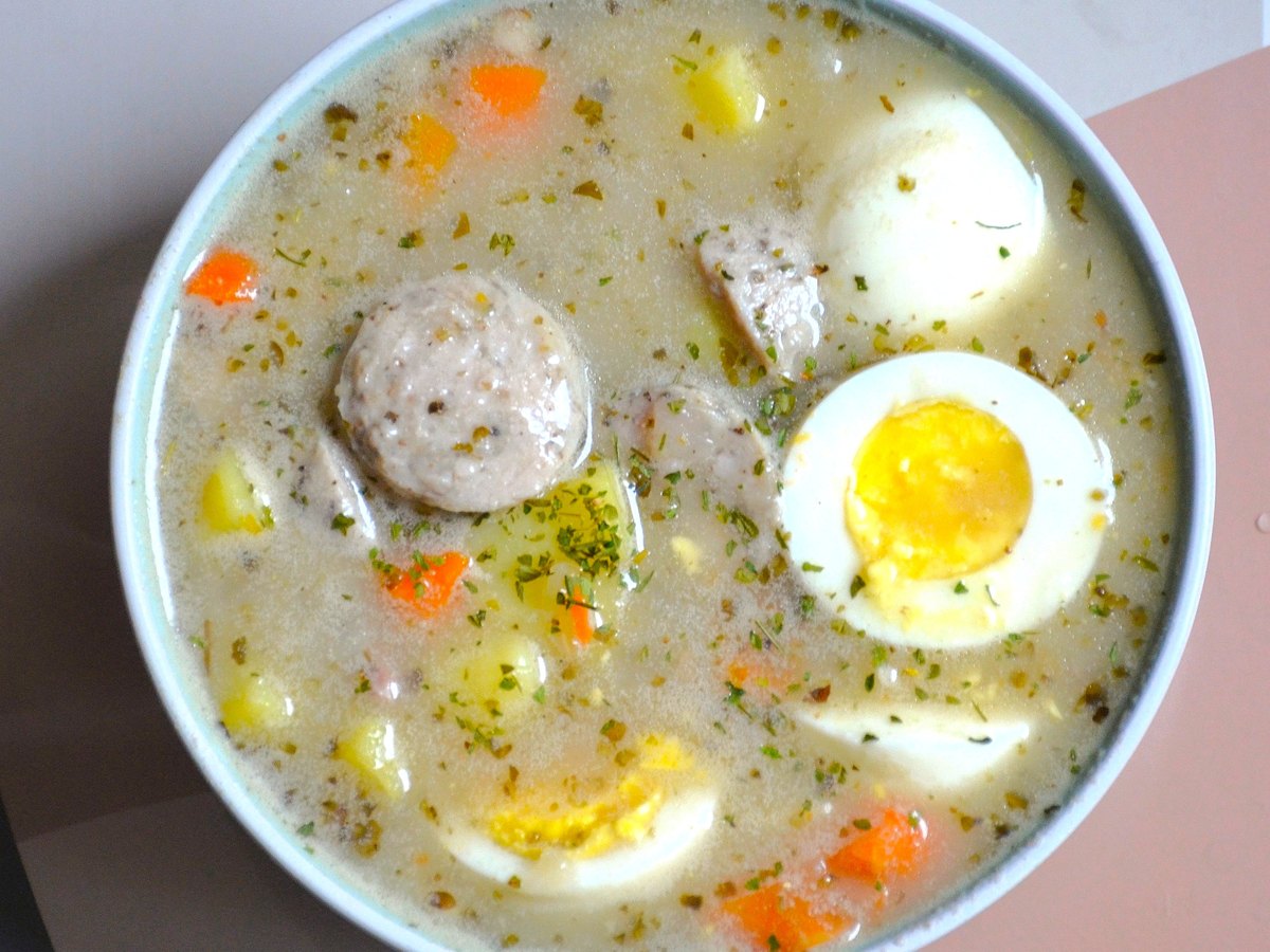 Kartoffelsuppe mit Würstchen