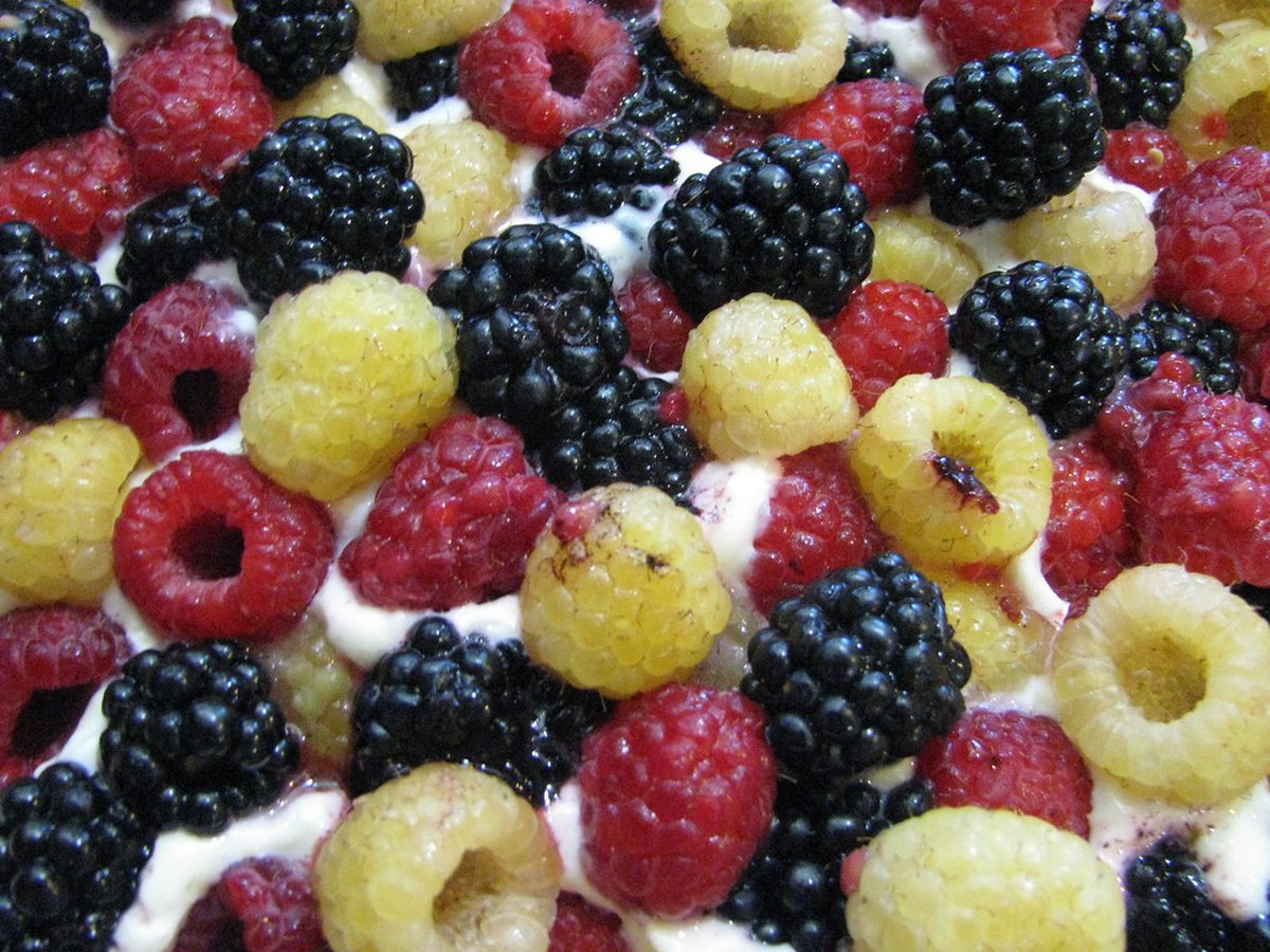 Nahaufnahme von gemischten frischen Beeren