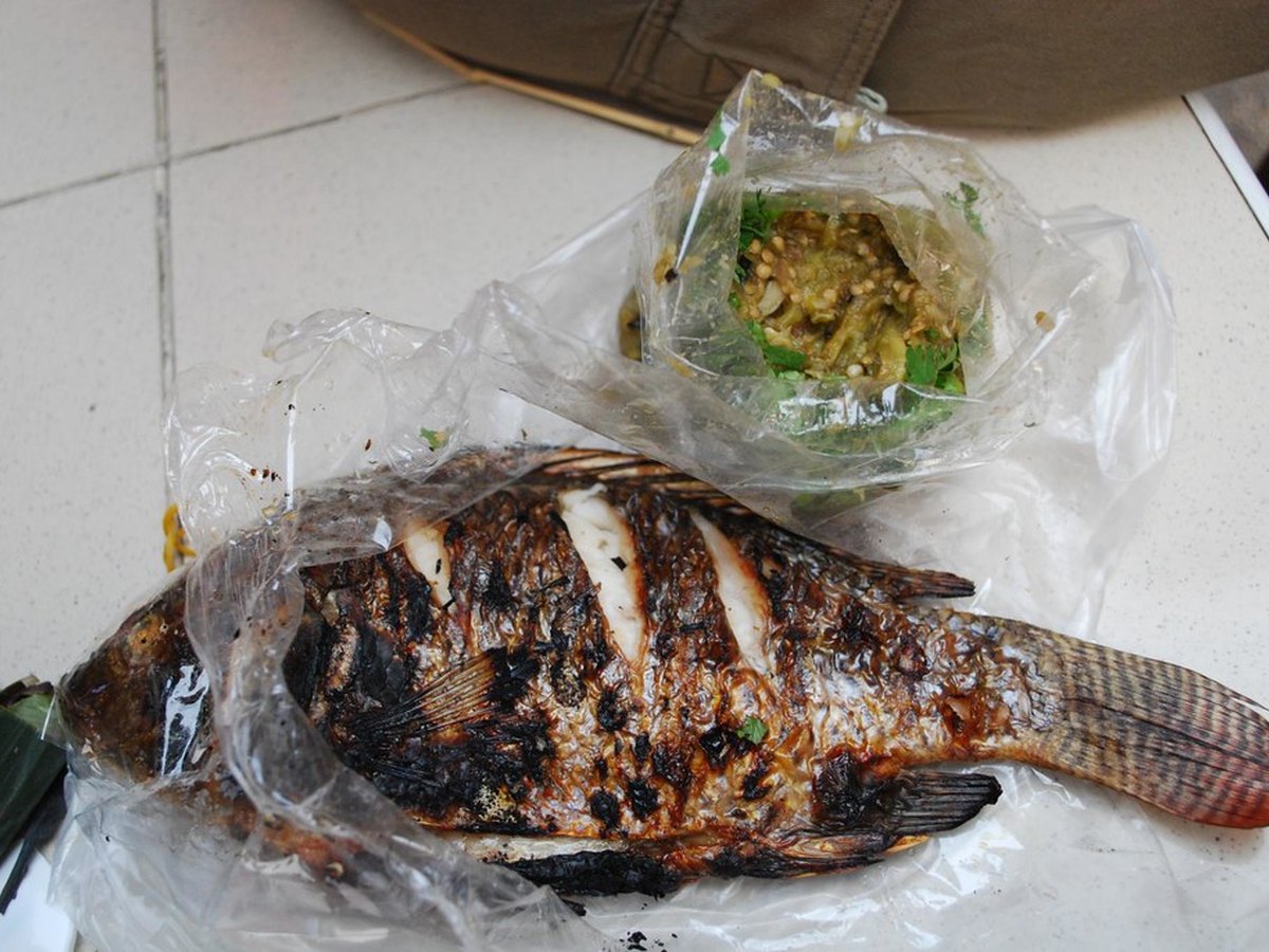 Gegrillter Fisch