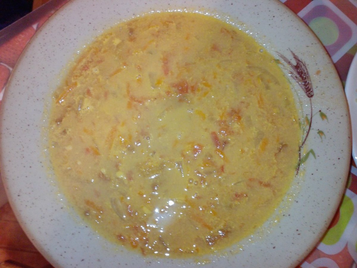 Kokos-Linsensuppe