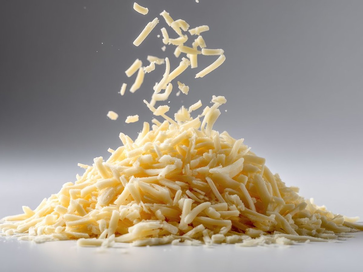 Frisch geriebener Käse