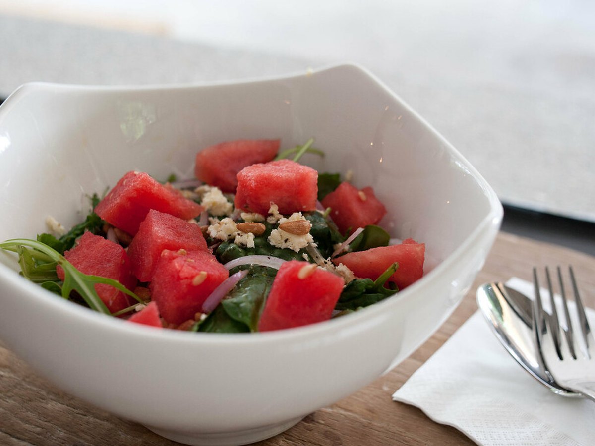 Wassermelonen-Feta-Salat