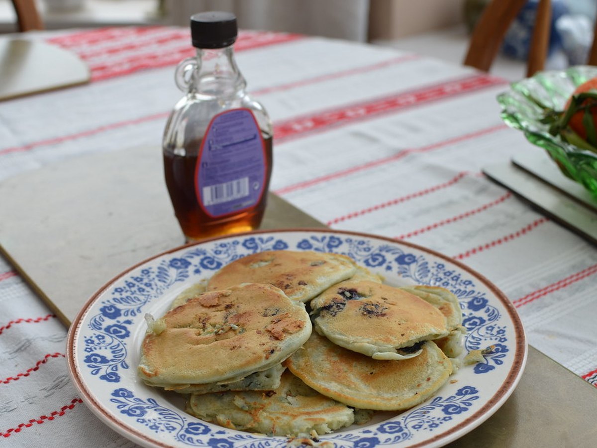 Pfannkuchen backen in der Pfanne