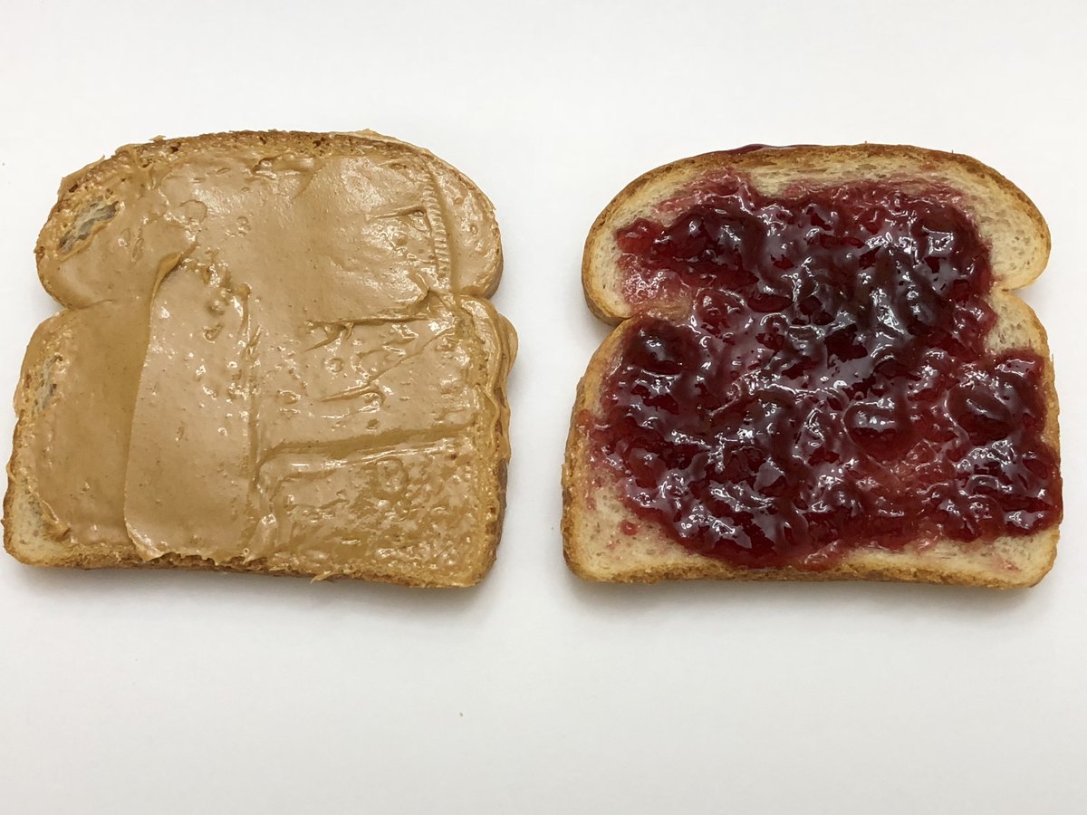 Scheibe Vollkornbrot mit Butter